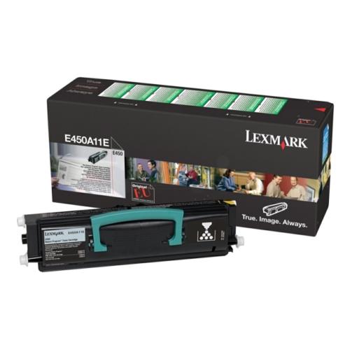 Lexmark tonerio kasetė juoda (E450A11E / 0E450A11E) (Grąžinimas)