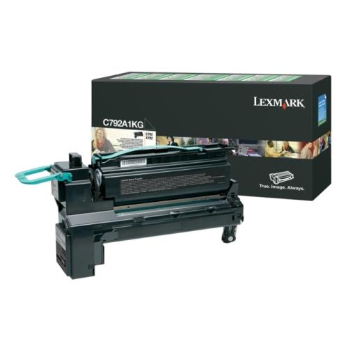 Lexmark tonerio kasetė juoda (C780A1KG / 0C780A1KG) (Grąžinimas)