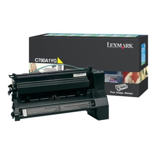 Lexmark tonerio kasetė geltona (C780A1YG / 0C780A1YG) (Grąžinimas)