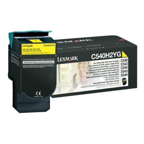 Lexmark tonerio kasetė geltona (C540H2YG / 0C540H2YG)