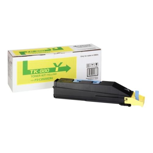 Kyocera tonerio kasetė geltona (1T02KAANL0 / TK880Y)