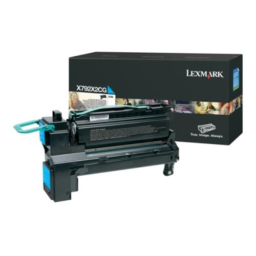 Lexmark tonerio kasetė žydra (X792X2CG / 0X792X2CG) (high capacity)