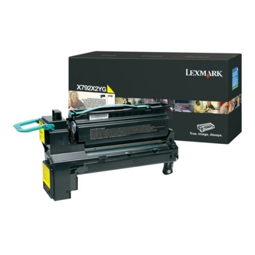 Lexmark tonerio kasetė geltona (X792X2YG / 0X792X2YG) (high capacity)