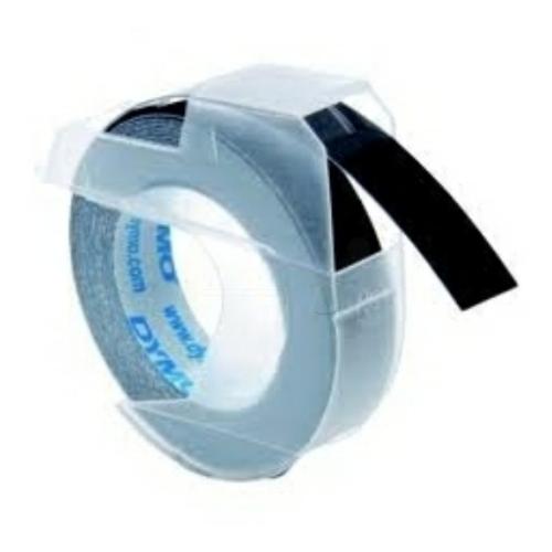 Dymo antspaudo juosta balta ant juoda (S0898130), 9mm