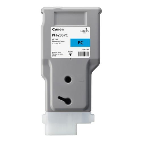Canon spausdinimo kasetė žydra nuotrauka (5307B001 / PFI206PC)