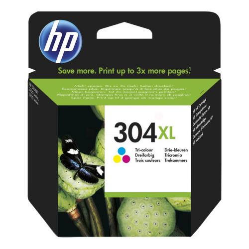 HP spausdinimo kasetė spalva (N9K07AE#301 / 304XL) (high capacity)