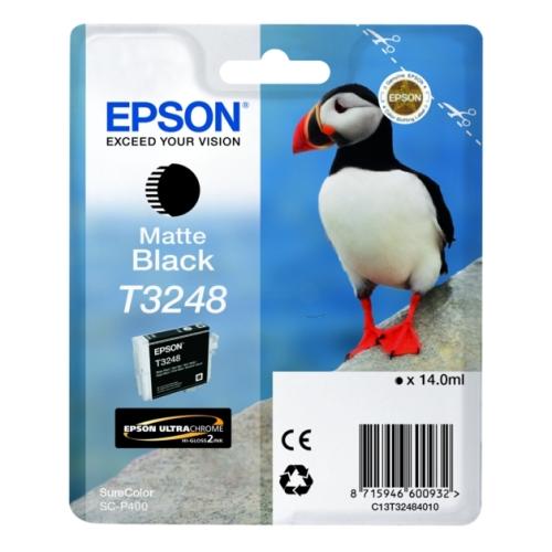 Epson spausdinimo kasetė matinė juoda (C13T32484010 / T3248)