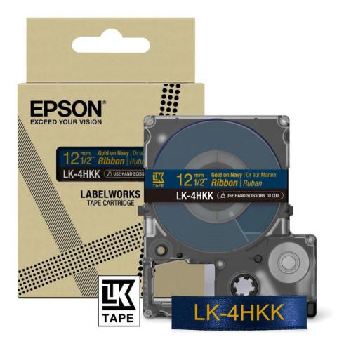 Epson spausdintuvo juosta blue/auksas (C53S654002 / LK4HKK)