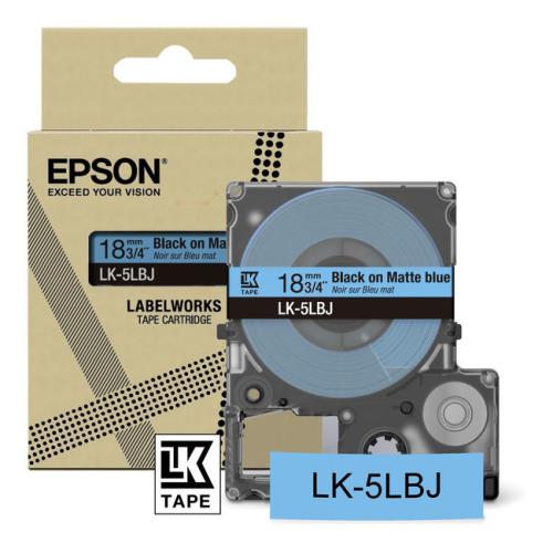 Epson etiketės juoda / mėlyna (C53S672081 / LK5LBJ)