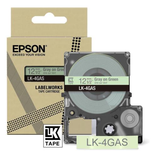 Epson etiketės gray/green (C53S672105 / LK4GAS)