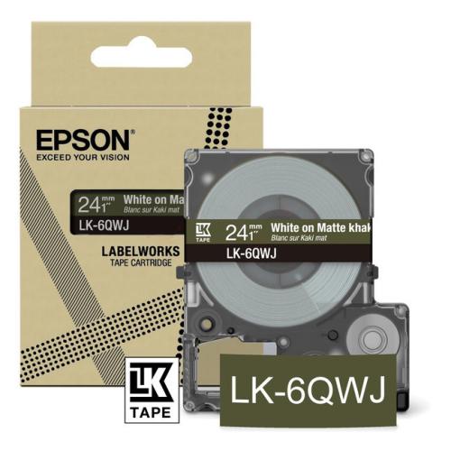 Epson etiketės rudas / balta (C53S672090 / LK6QWJ)