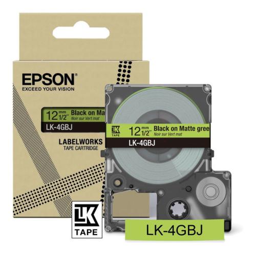 Epson etiketės juoda / žalia (C53S672077 / LK4GBJ)
