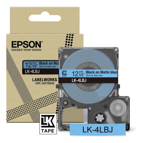 Epson etiketės juoda / mėlyna (C53S672080 / LK4LBJ)