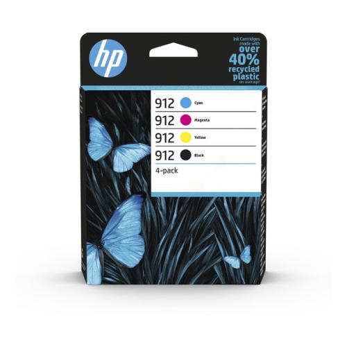 HP spausdinimo kasetė juoda / žydra / magenta / geltona (6ZC74AE#301 / 912) (multipack)