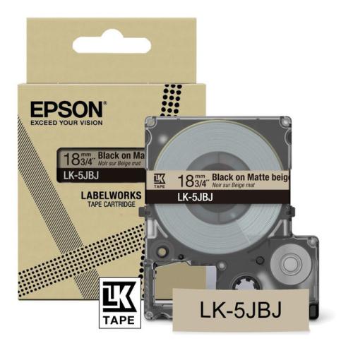 Epson etiketės juoda (C53S672091 / LK5JBJ)