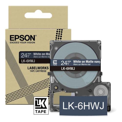 Epson etiketės mėlyna / balta (C53S672086 / LK6HWJ)