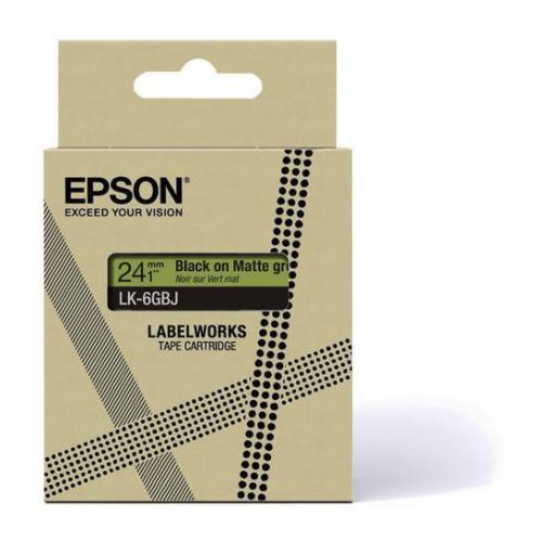 Epson etiketės juoda / žalia (C53S672078 / LK5GBJ)